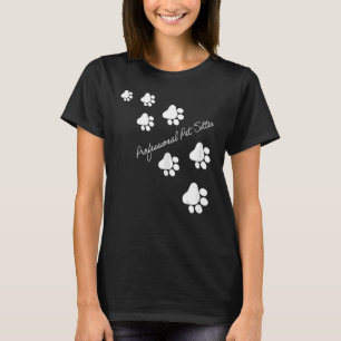 Professional Pet Sitter Paws T-Shirt