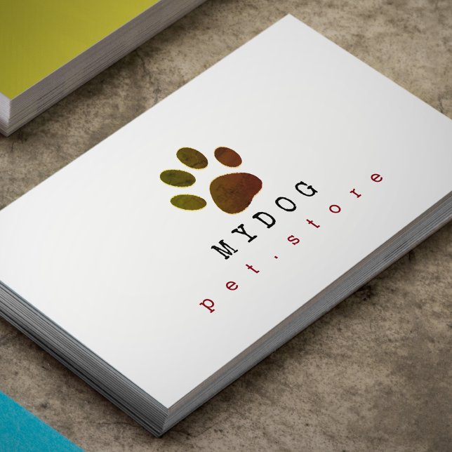 Professional Pet Store . Animals Business Card (Creator Uploaded)