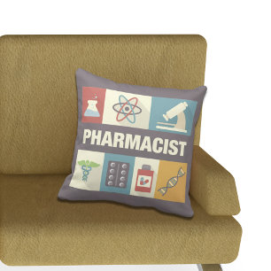 Professional Pharmacist Iconic Designed Cushion
