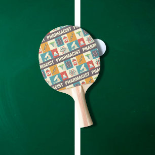 Professional Pharmacist Iconic Designed Ping Pong Paddle