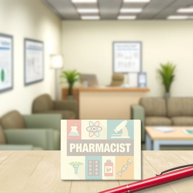Professional Pharmacist Iconic Designed Post-it Notes (Creator Uploaded)