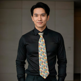 Professional Pharmacist Iconic Small Designed Tie