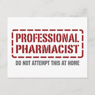 Professional Pharmacist Postcard