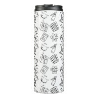 Professional Pharmacy Icon Pattern Travel Tumbler