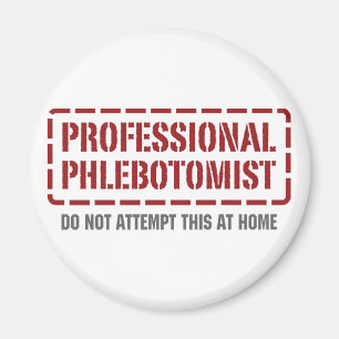 Professional Phlebotomist Magnet