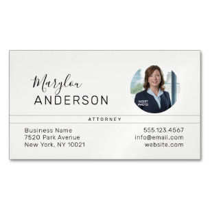 Professional (Photo Insert) UNISEX - Magnetic Business Card