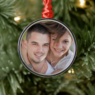 Professional Photo Premium Round Metal Ornament