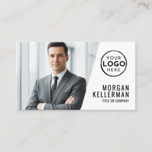 Professional Photo QR Code Company Your Logo Business Card
