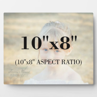 Professional Photo Template 10 x 8 Aspect Ratio Plaque