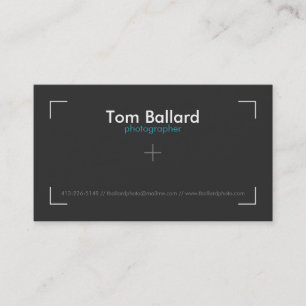 Professional Photographer Business Card