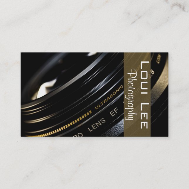 Professional Photographer Business Card (Front)