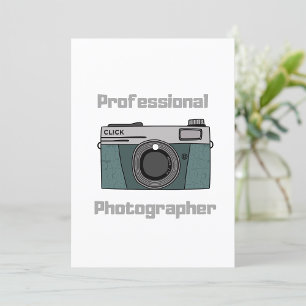 Professional Photographer Invitation