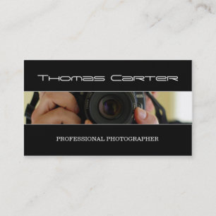Professional Photographer / Photo Shot Camera Business Card