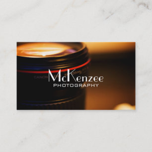 Professional Photographer Photography Business Card