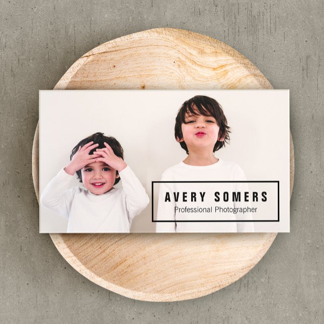 Professional Photographer Photography Photo Card (Creator Uploaded)