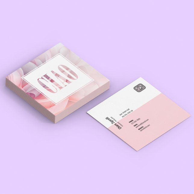 Professional Photographer Square Business Card (Creator Uploaded)