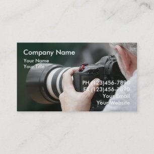 Professional Photography Business Card