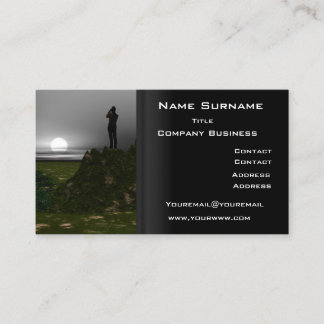 Professional Photography Business Card Black