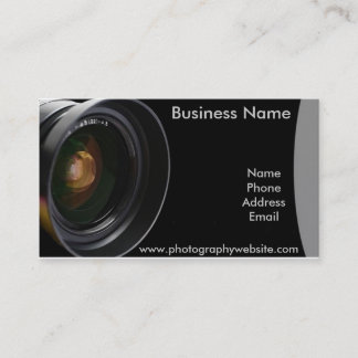 Professional Photography Custom Business Card
