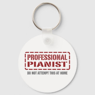 Professional Pianist Key Ring