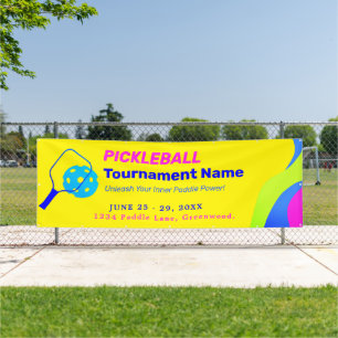 Professional Pickleball Tournament Banner