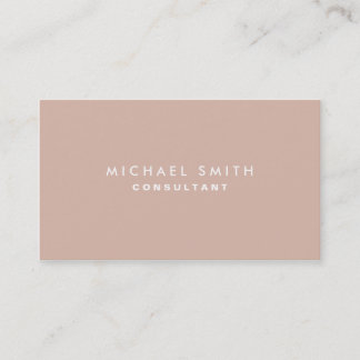 Professional Plain Elegant Interior Decorator Business Card