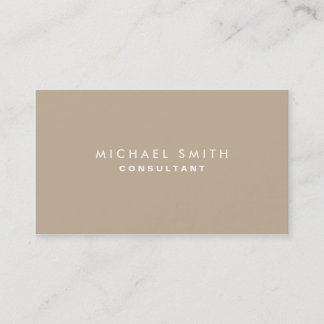 Professional Plain Elegant Interior Decorator Business Card