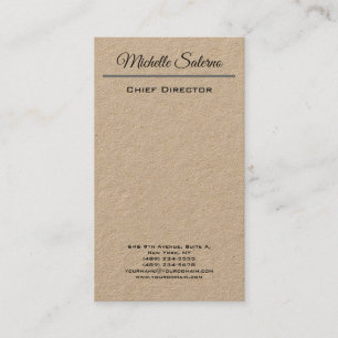 Professional Plain Minimalist Modern Custom Business Card