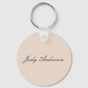 Professional Plain Modern Elegant Key Ring