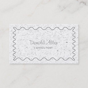 Professional Plain White Elegant Modern Simple Business Card