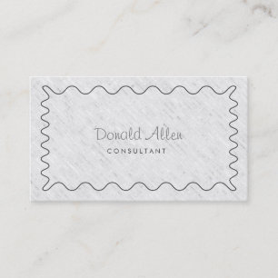 Professional Plain White Elegant Modern Simple Business Card