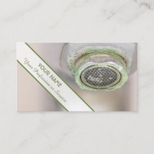 Professional plumbers, tinsmith and metal roofer!  business card