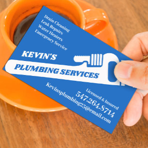 Professional Plumbing Business Card Template