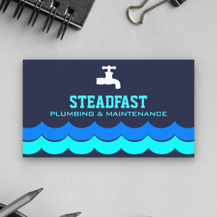 Professional Plumbing Service   Plumber Business Card