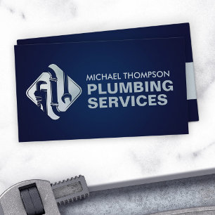 Professional Plumbing Services Business Card