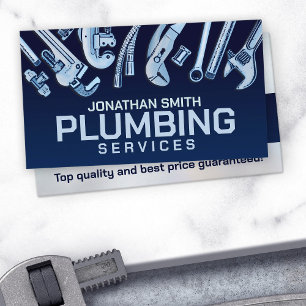 Professional Plumbing Services  Business Card
