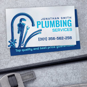 Professional Plumbing Services  Business Card