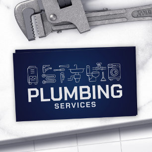 Professional Plumbing Services  Business Card