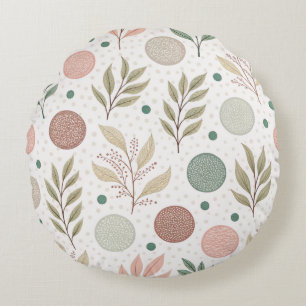 Professional Polka Dot Pattern 16 Inch Round Cushion