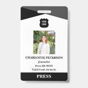 Professional Press ID Badge