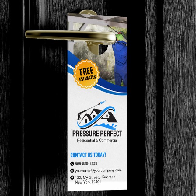 Professional Pressure Washing & Power Cleaning  Door Hanger (Creator Uploaded)