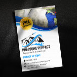 Professional Pressure Washing & Power Cleaning  Flyer<br><div class="desc">Elevate your business presence with our exclusive Professional Pressure Washing & Power Cleaning Flyer. Designed for success, this customisable card is perfect for power cleaning professionals looking to make a lasting impression. Crafted with precision and attention to detail, our flyer template showcases the power and expertise of your pressure washing...</div>