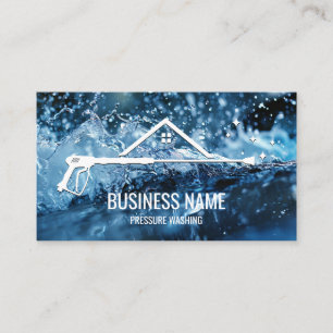 Professional Pressure Washing Power  Masculine  Bu Business Card