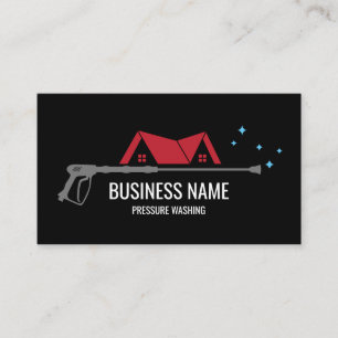 Professional Pressure Washing Power  Masculine  Bu Business Card