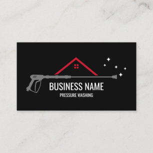 Professional Pressure Washing Power Masculine Bu Business Card