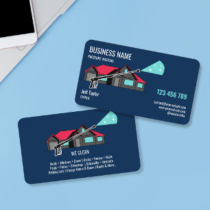 Professional Pressure Washing Power Washing Busine Business Card