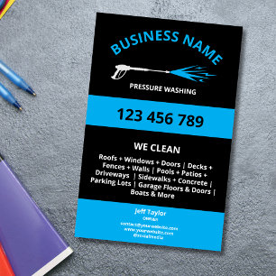 Professional Pressure Washing Power Washing Busine Flyer