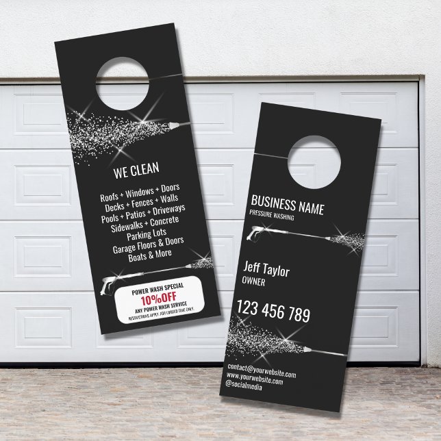 Professional Pressure Washing Power Washing  Door Hanger (Creator Uploaded)