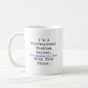 Professional Problem Solver One Equation Style Coffee Mug