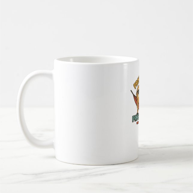 Professional Procrastinator Sloth Retro T-Shirt Cl Coffee Mug (Left)